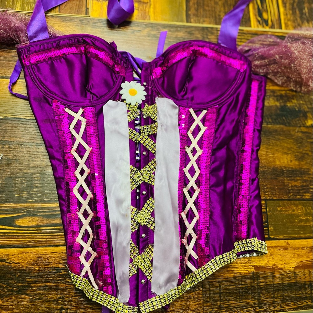 Rapunzel tangled corset